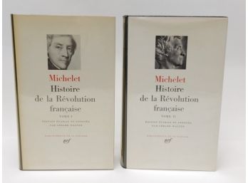 Michelet. Histoire De La Revolution Francaise. Tome 1 & Tome 2. Bibliothque De La Pleiade.