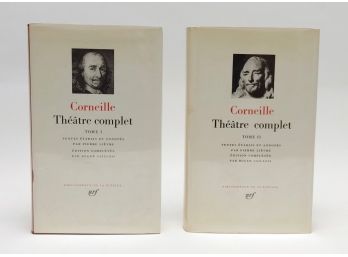 Corneille, Pierre. Theatre. Tome 1 & Tome 2 (Bibliotheque De La Pleiade)