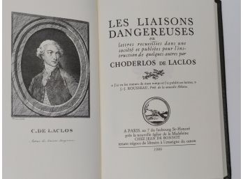 De Laclos, Choderlos. Les Liaisons Dangereuses