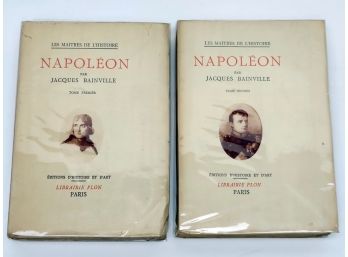 Bainville, Jacque. Napoleon. Les Maitres De L'Histoire. Tome Premier & Tome Second