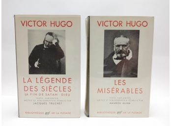 Hugo, Victor. Two Books. Bibliotheque De La Pleiade.