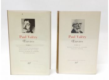 Valery, Paul. Oeuvres. Tome 1 & Tome 2. Bibliothque De La Pleiade.