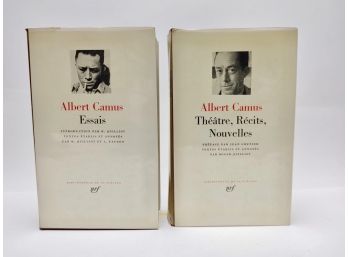 Camus, Albert. Two Books. Bibliotheque De La Pleiade.