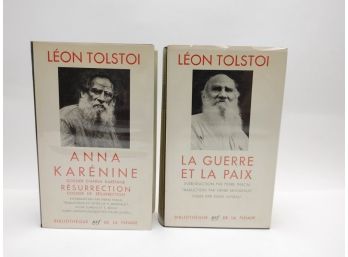 Tolstoi, Leon. Two Books. Bibliotheque De La Pleiade.