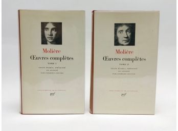 Oeuvres Completes Tome 1 & Tome 2 (Bibliotheque De La Pleiade) (French Edition) By Moliere