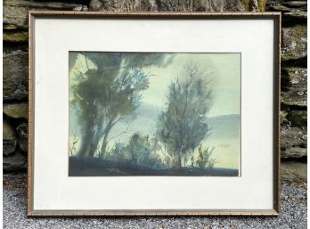 A Framed Watercolor Print