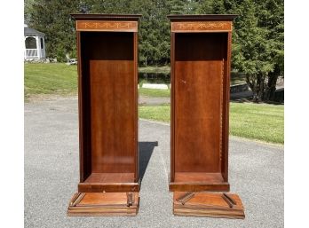 A Pair Of Large Vintage Bookshelves