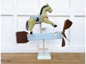 Handmade Equestrian Folk Art Decor