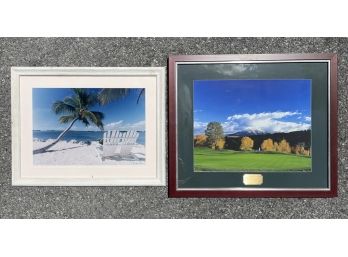 A Pair Of Leisure Time Photos - Golf Course And Beach!