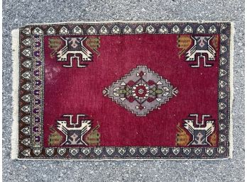 An Indo-Persian Wool Prayer Mat