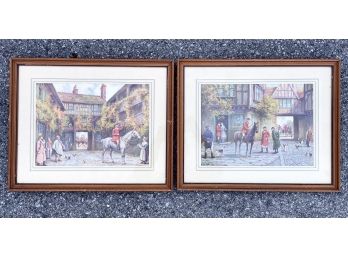 A Pair Of Framed Equestrian Prints