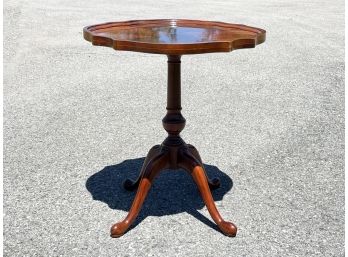 A Vintage Veneered Wood Wine Table