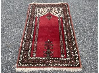 A Vintage Persian Prayer Mat