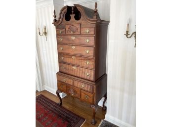 An Amazing Late 18th Century Highboy Chest Of Drawers