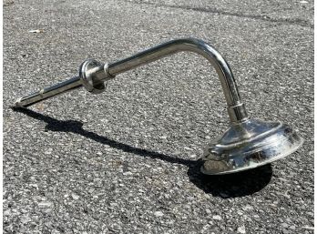 A Chrome Over Brass Rain Showerhead