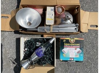 Assorted Lighting - Fixtures, Photo Lights, Christmas Lights