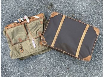 A Pairing Of Vintage Suitcases