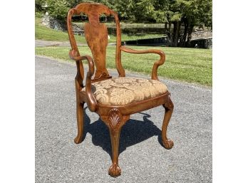 A Vintage Hardwood Arm Chair