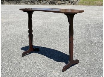 An Antique Mahogany Console Table