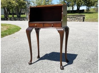 A Vintage Cherry Wood Secretary Desk