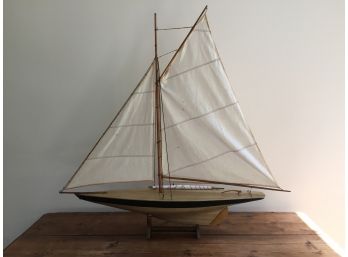 Sailboat Model On Stand