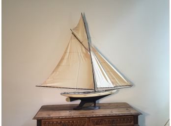 Stunningly Detailed Bermuda Sloop Sailboat Model