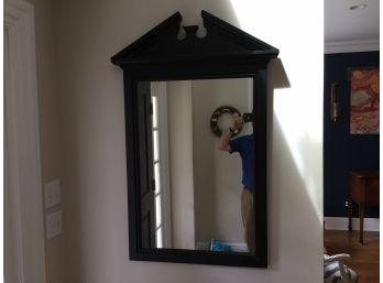 Hardwood Pediment Mirror