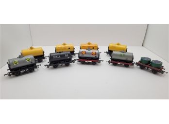 Miniature Train Set Oil Tanks