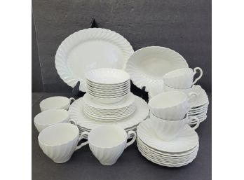 Johnson Bros. Snow-white Regency Dinner Set Made In England