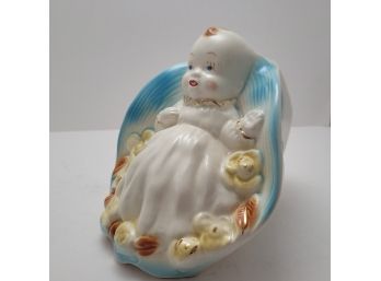 Vintage Baby Christening Vase