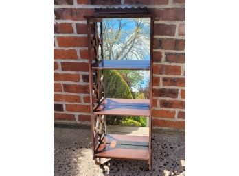 Vintage Mahogany Wall Mount Nick Nack Shelf