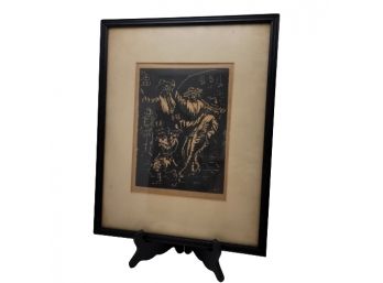 Shulamith Wittenburg Miller Framed Woodard Block Print