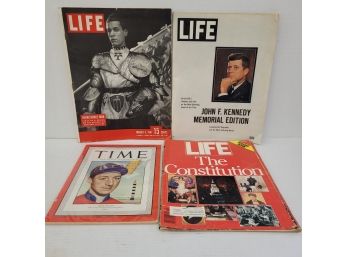 Vintage Time And Life Magazines - 1947/48 , 1963 & 1987