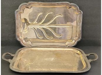 Silver Plate Serving Trays