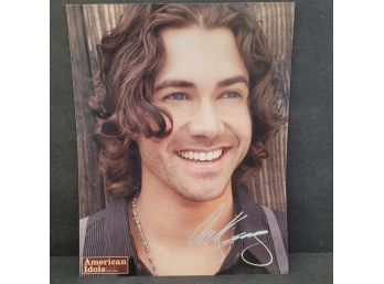 Signed Picture Of Ace Young American Idols 2006 Live Tour