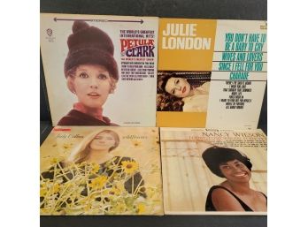 Vintage Vinyl's. Includes Petula Clark, Judy Collins, Nancy Wilson And Julie London