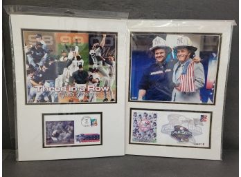 New York Yankees World Series 2000/2001 Canceled Stamps