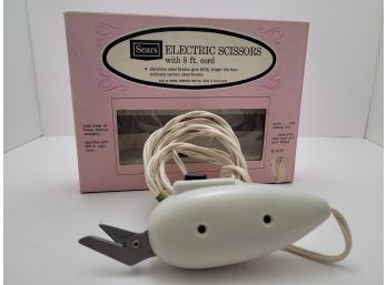 Vintage Roebuck & Co. Electric Scissors  Sold By Sears