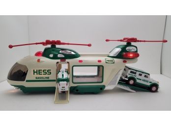 Hess Helicopter With Motorcycle And Cruiser 2001