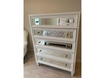 White Mirror Drawer Dresser From Z Galleries