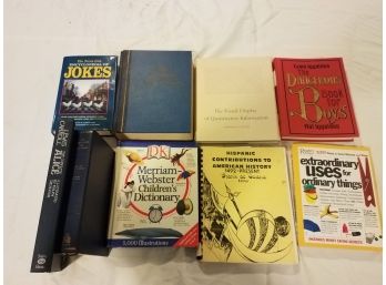 Reference Book LOT  - 2 On History, 2 Children's Books, Visual Display Of Quantitative Info, More