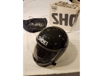 Shoei Motorcycle Helmet With Fabric Shroud Bag - Size Small - 6 7/8 To 7