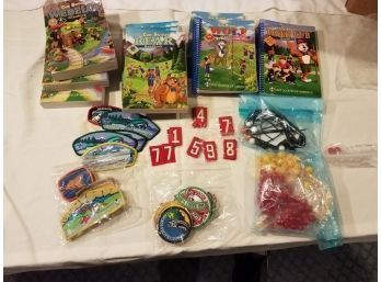 Boy Scouts Of America Cub Scout LOT - Older Handbooks, Patches, Beads