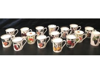 Collection Of Queens Fine Bone China Cups &  Natural History Museum Collectors Cup