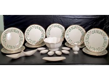 Lenox Grouping Featuring Dimensions Holiday Dinner Plates