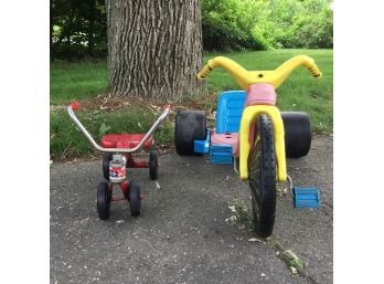 Vintage Junior Tricycle & Big Wheel