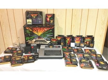 Magnavox Odyssey 2 Video Game Console Including  21 Game Cartridges