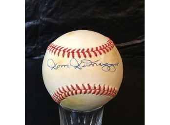 Dom Dimaggio Signed Official Major League Baseball Blue Ballpoint Pen