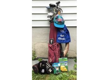 Sun Mountain Sports Golf Bag Including Controller Roll, Bulge Irons & More