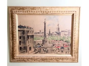 Erich S. Hermann Inc. Print 'Trafalgar Square' By Artist De Neyrac